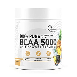Optimum System 100% Pure BCAA 5000 200 g Pineapple 