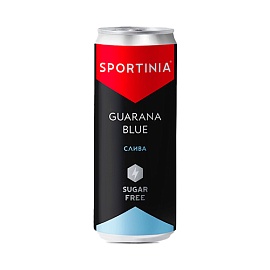 Sportinia Guarana Blue 330 ml Слива