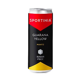 Sportinia Guarana Yellow 330 ml Манго