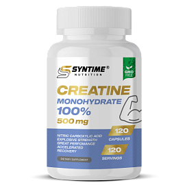 Syntime Nutrition Creatine Monohydrate 100% 500 mg 120 caps