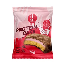 FitKit Protein Cake 70 g Strawberry Cream