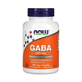 NOW GABA 500 mg 100 caps 