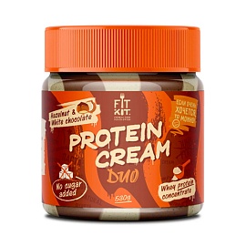 FitKit Protein Cream Duo 530 g Hazelnut & White Chocolate