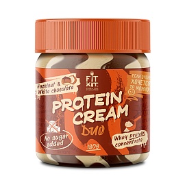 FitKit Protein Cream Duo 180 g Hazelnut & White Chocolate
