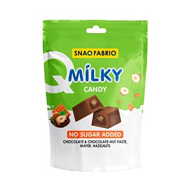 Snaq Fabriq Milky Candy 130 g Chocolate & Chocolate-Nut Paste, Wafer, Hazelnut