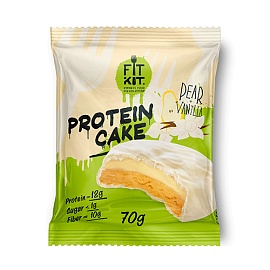 FitKit Protein Cake White 70 g Pear+Vanilla