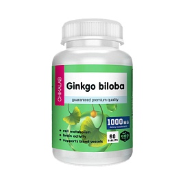 Chikalab Ginnkgo Biloba 1000 mg 60 tablets