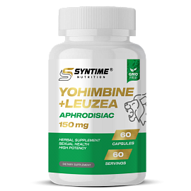 Syntime Nutrition Yohimbine +Leuzea 150 mg 60 caps