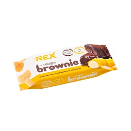 ProteinRex Chocolate Brownie 50 g Банан+коллаген