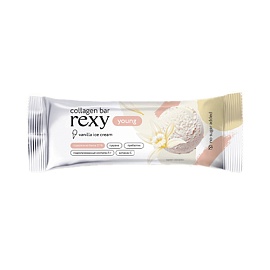Rexy Collagen Bar Young 40 g Vanilla Ice Cream 