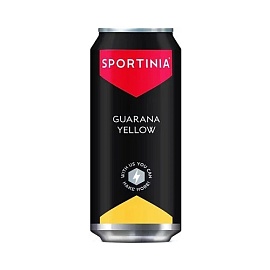 Sportinia Guarana Yellow 500 ml Манго