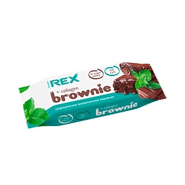 ProteinRex Chocolate Brownie 50 g Мята+коллаген
