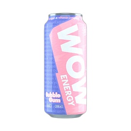 WOW Energy 500 ml Bubble Gum 