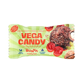 Mrs. Wonna Vegan Candy 30 g С макадами и клюквой 