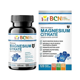 Best Choice Nutrition Magnesium Citrate 120 veggie capseles