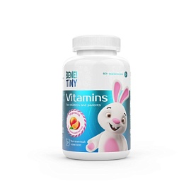 Bene! Tiny Vitamins For Children and Parents 60 мармеладок Апельсин