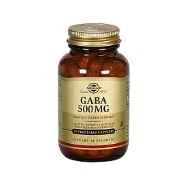 Solgar Gaba 500 mg 50 Veg Caps 