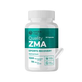 Natural Time Quality ZMA 60 Caps 