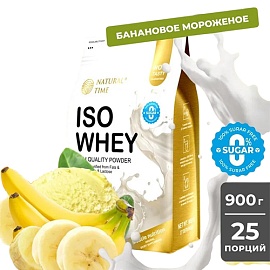 Natural Time Iso Whey 900 g Banana Ice Cream 