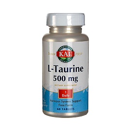 Since Kal 1932 L-Taurine 500 mg 60 tablets 