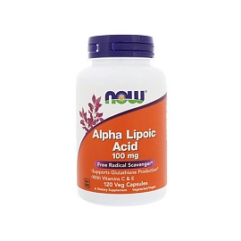 NOW Alpha Lipoic Acid 100 mg 120 Veg Caps 
