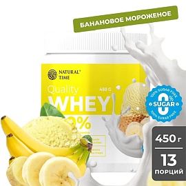 Natural Time Quality Whey 100 % 450 g Banana 