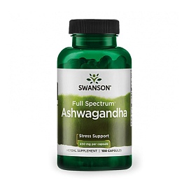 Swanson Full Spectrum Ashwaganha 450 mg 100 caps 