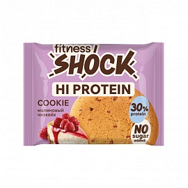 Fitnes Shock Hi Protein Cookie 35 g Малиновый Чизкейк 