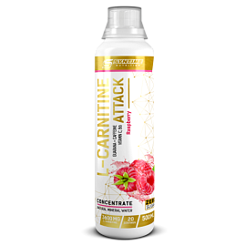 L-карнитин Syntime Nutrition L-carnitine Attack, 500 мл, малина
