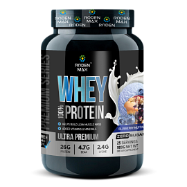Roden Max Whey Protein 100% Premium 900 g Blueberry Muffin