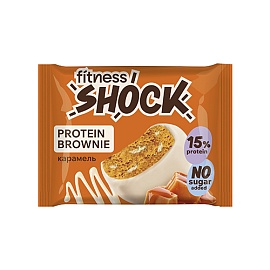 Fitnes Shock Protein Brownie 50 g Карамель 