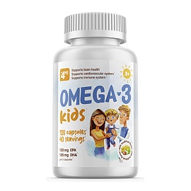 all4me Nutrition Omega-3 Kids 120 caps Multifruit