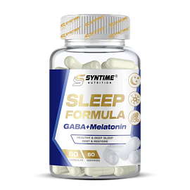Syntime Nutrition Sleep Formula GABA+Melatonin 60 caps