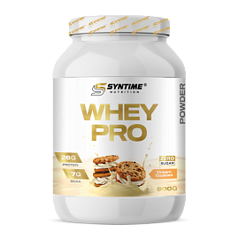 Сывороточный протеин Syntime Nutrition Whey Pro, 900 г, сливочное печенье
