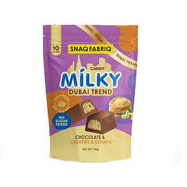 Snaq Fabriq Milky Dubai Trend 130 g Chocolate & Cashews & Kunafa