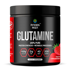 Roden Max Glutamine 200 g Strawberry