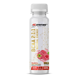 Syntime Nutrition BCAA 2:1:1 Natural Energy 100 ml Raspberry