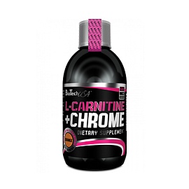 BioTech L-carnitine+chrome 500 ml (апельсин)