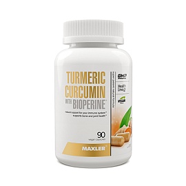 Maxler Turmeric Curcumin With Bioperine 90 vegan caps 