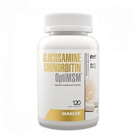 Maxler Glucosamine Chondroitin OptiMSM 120 vegan caps 