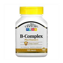 21st Century B-complex Plus Vitamin C 100 tabl