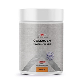 Red Star Labs Collagen+hyaluronic acid 300 g Orange