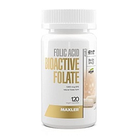 Maxler Folic Acid Bioactive Folate 120 vegan caps 