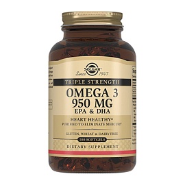 Solgar Omega 3 950 mg 100 sofgels 