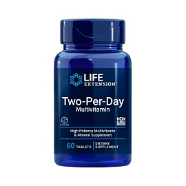Life Extension Two-Per-Day Miltivitamin 60 tablets 