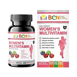 Best Choice Nutrition Women's Multivitamin 60 veggie capseles