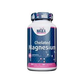 Haya Labs Chelated Magnesium 60 Caps 
