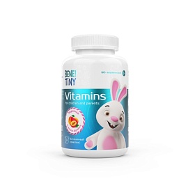Bene! Tiny Vitamins For Children and Parents 60 мармеладок Абрикос
