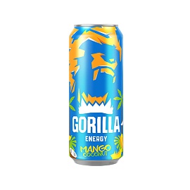 Энергетический Напиток Gorilla Energy 450 ml Mango - Coconut
