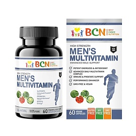 Best Choice Nutrition Men's Multivitamin 60 veggie capseles